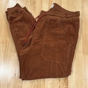 Anthropologie Velvet Cargo Pants